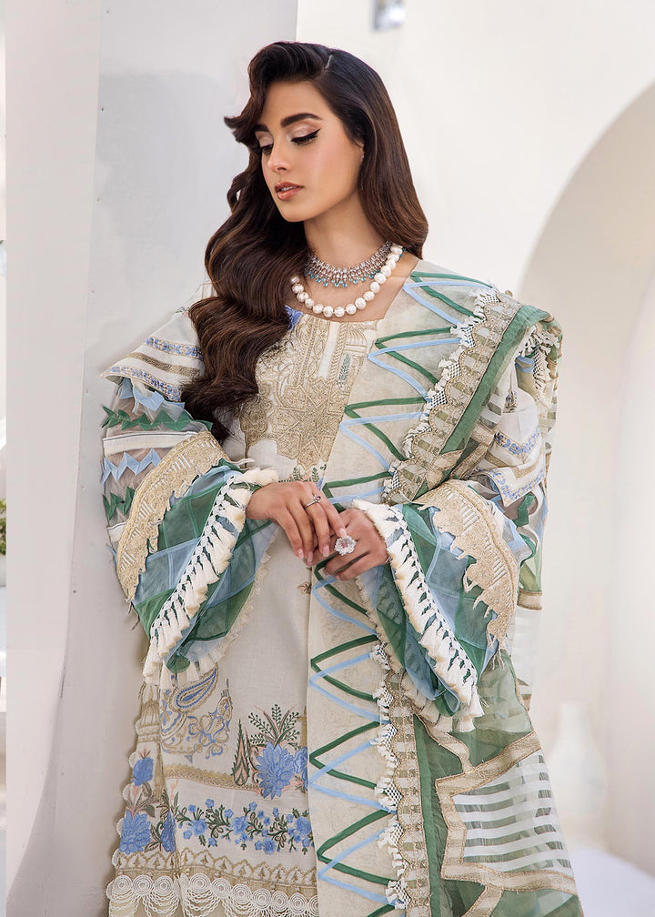 Allure of Sands dress neckline embroidery detail
