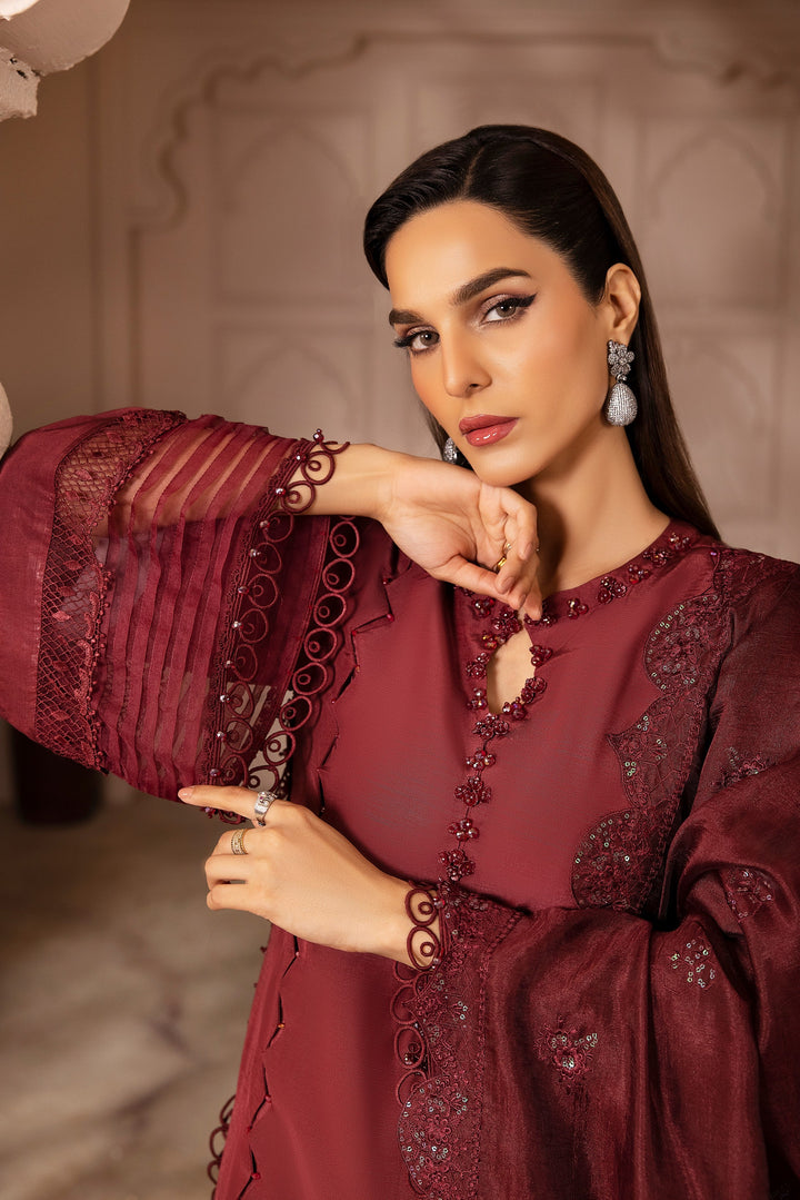 Close-up of Almandine Garnet fabric texture and detailing