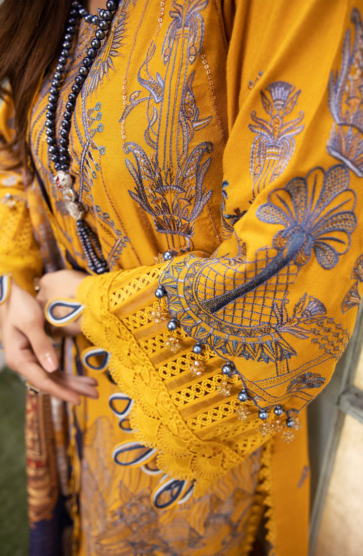 Alpine Allure neckline and collar close-up