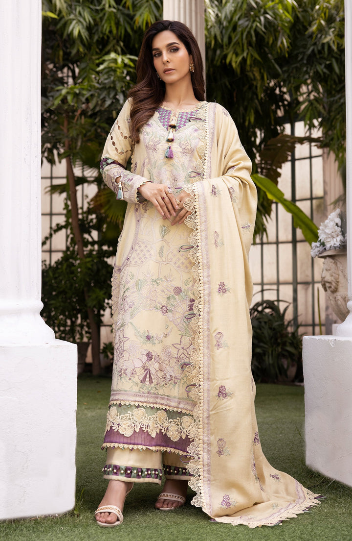 Sleeve detailing and warm tones of Auro Attire