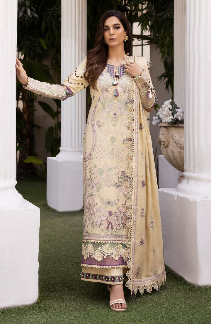 Neckline embroidery and stitch work on Auro Attire