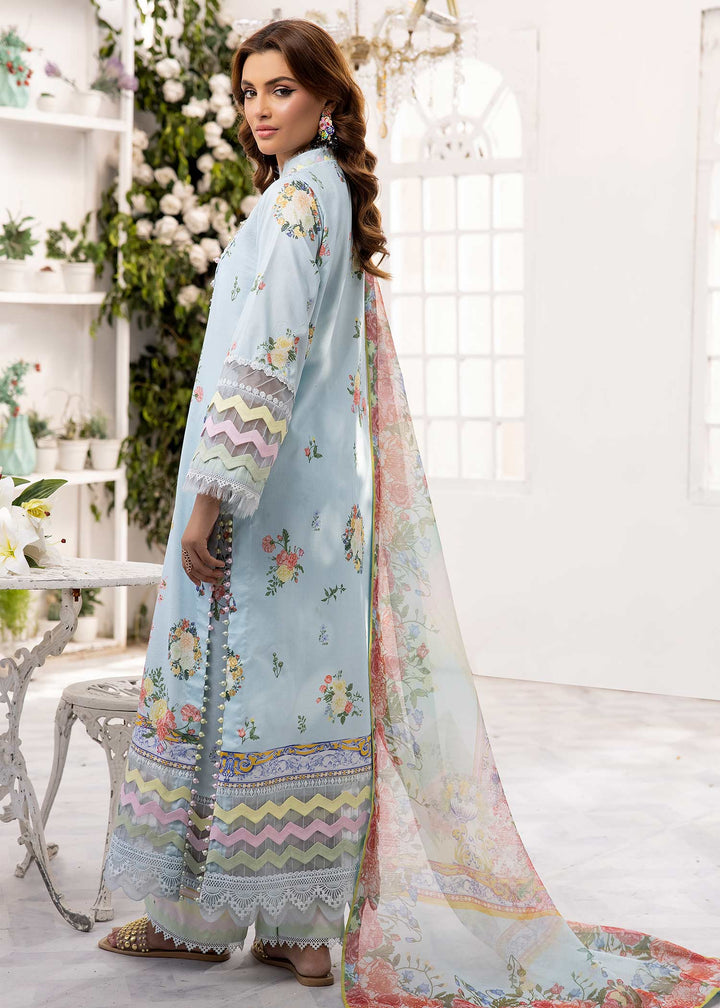 Side profile of model in Blooming Beauty outfit