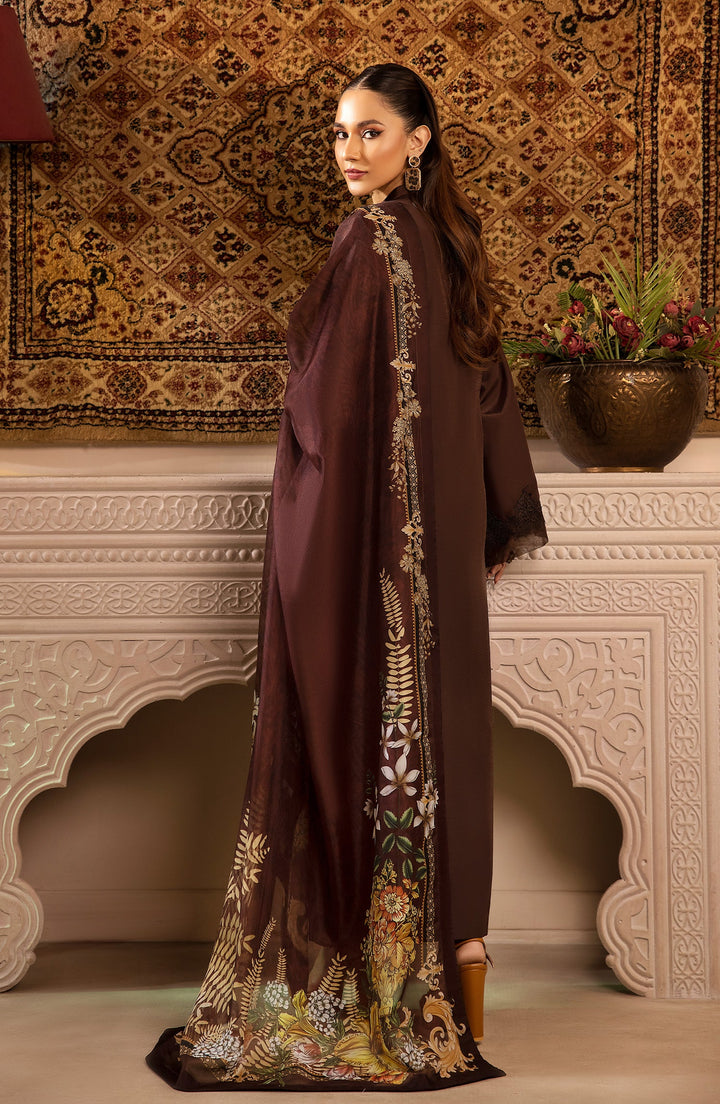 Back design of Chocolato Charm winter dress