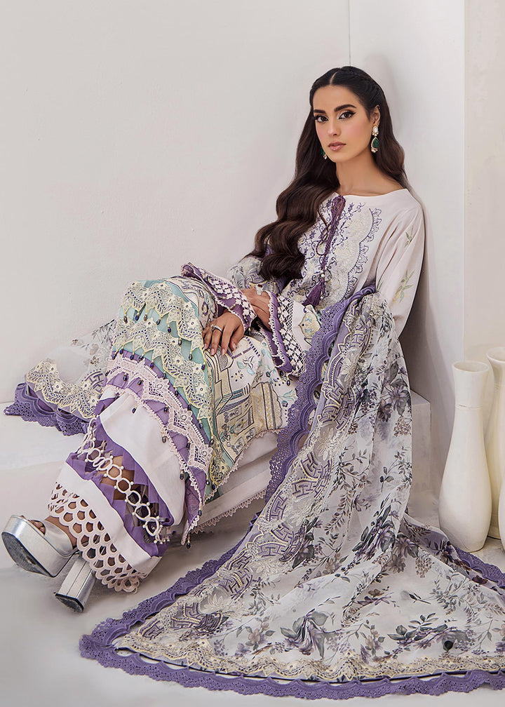 Ethereal Radiance dupatta captured mid-air for fluidity