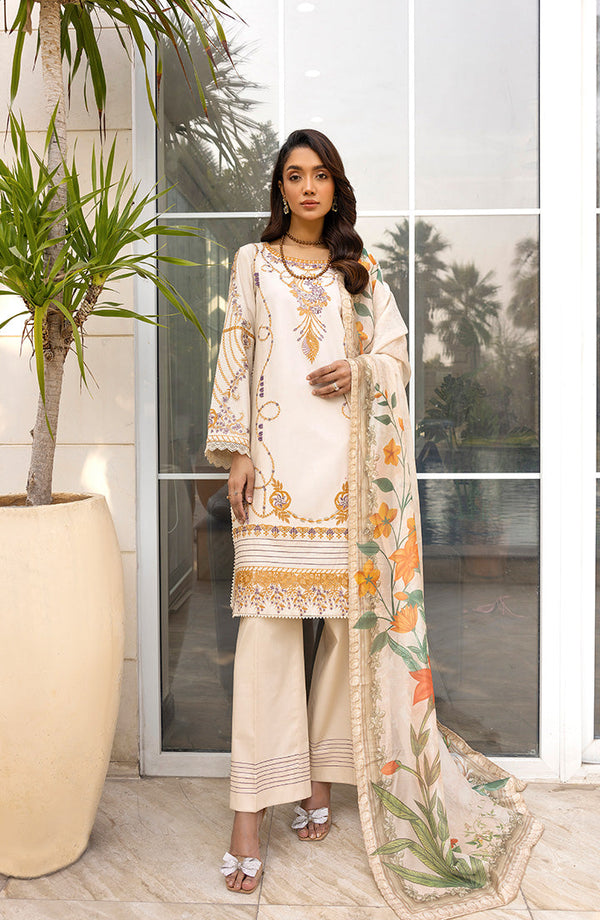 TESSA Ethereal Sand luxury pret outfit front view