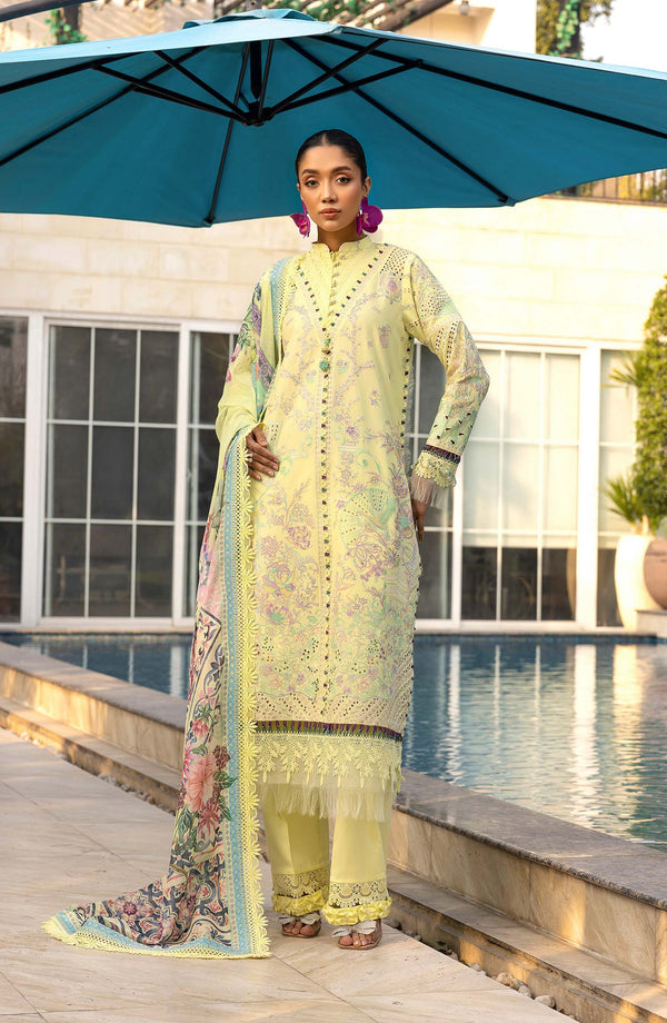 TESSA Moonlit Pearl front view luxury lawn outfit