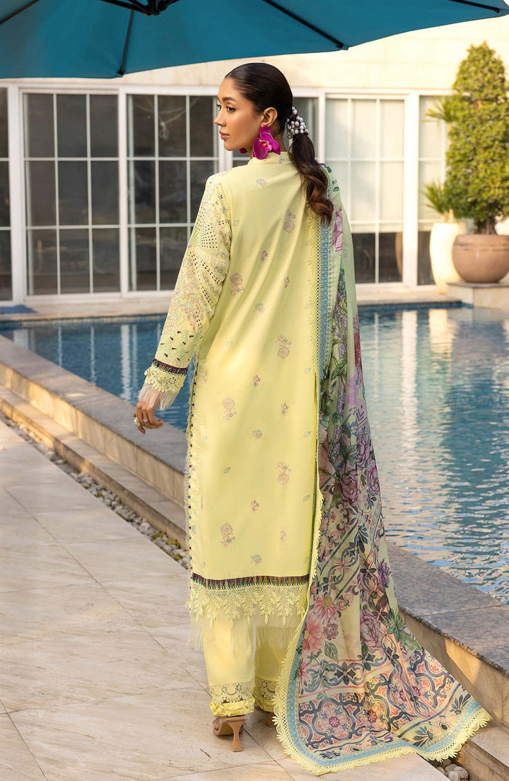 Back view of Moonlit Pearl summer outfit