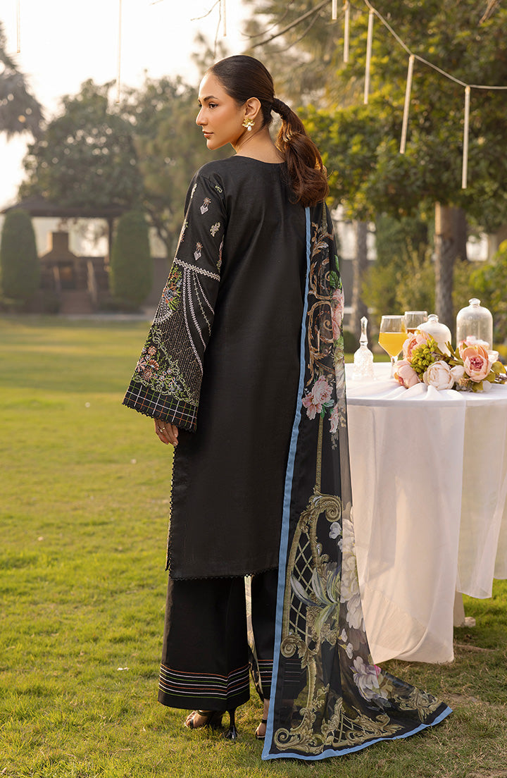 Back design of Noir Enchantment dress