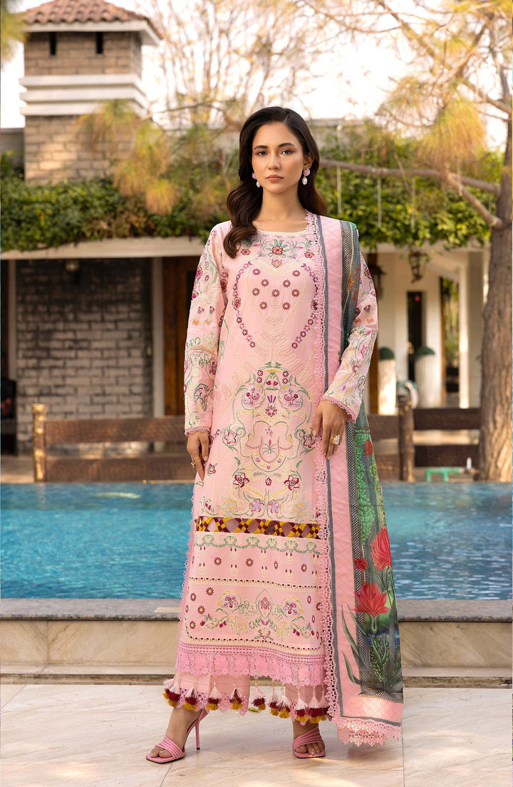 Rosewood Whisper dupatta flowing in warm light