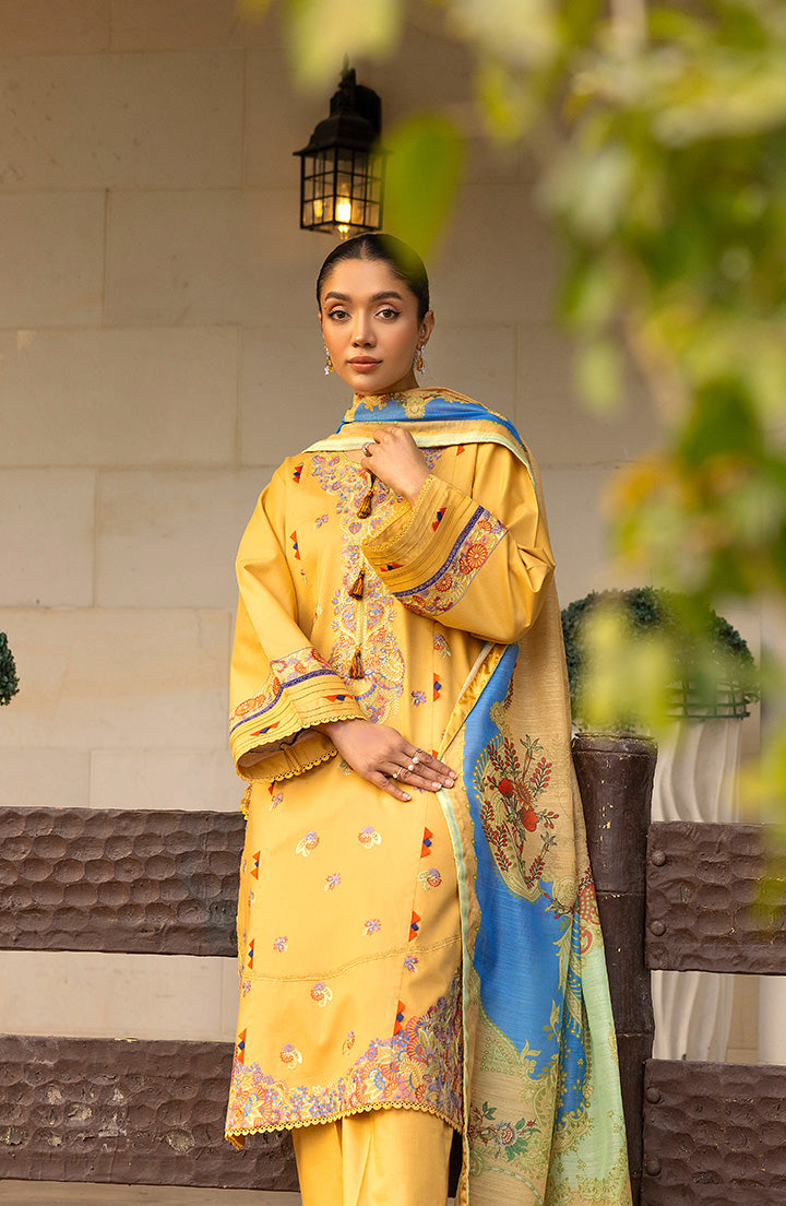Sleeve and embellishment detail of Sunehri Aura