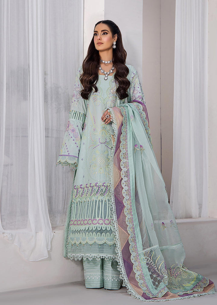 Side pose of model styled in Tale of Beauty