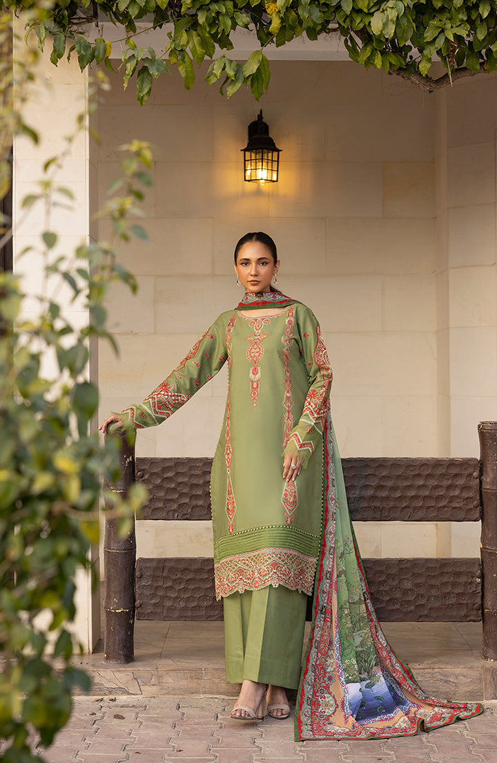 Model styled in Verdant Grace by TESSA