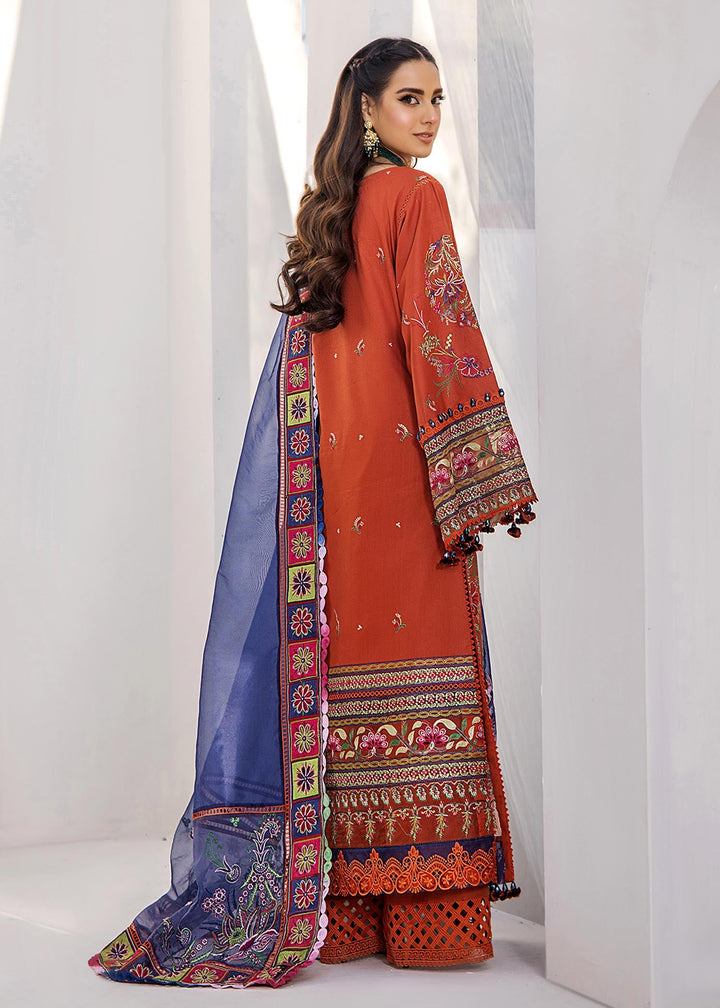 Vibrance Reverie back design and dupatta flow