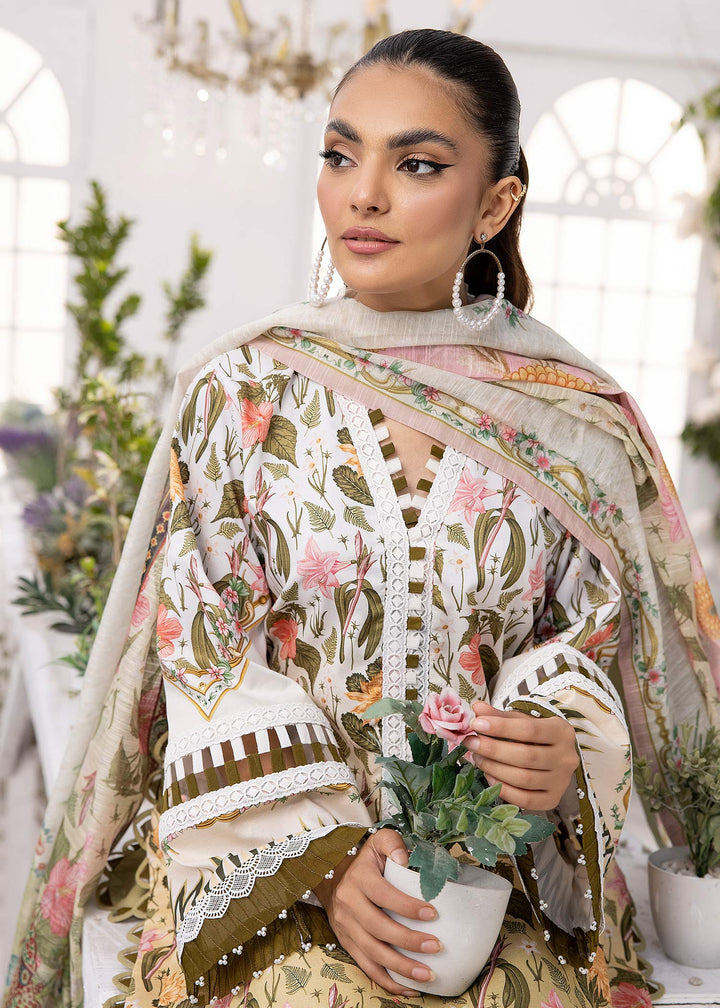 Vintage Vibes dupatta flowing in natural setting